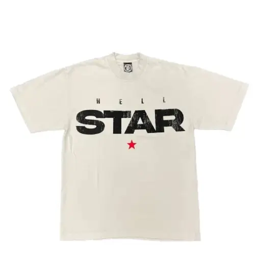 Black & Cream Hellstar Studios Path To Paradise Tee Black & Cream Hellstar Studios Path To Paradise Tee