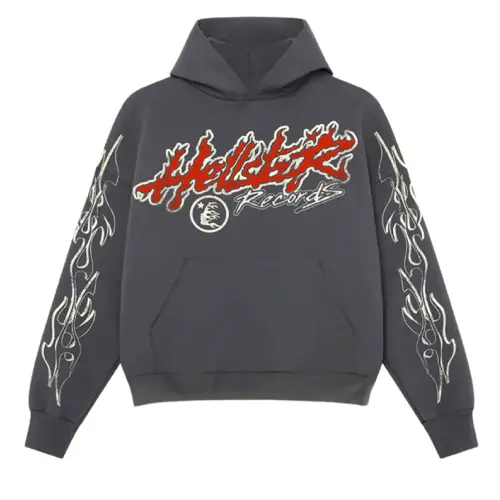 Grey and Red Hellstar Records World Tour Hoodie 1 Grey and Pink Hellstar Future Flame Hoodie 1