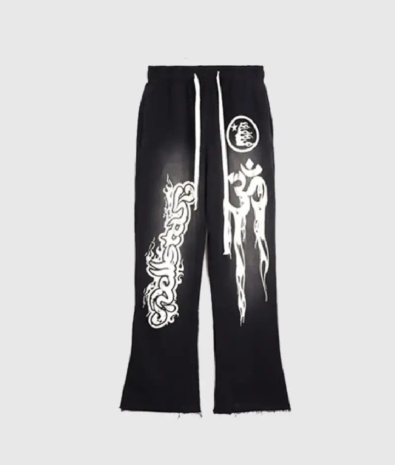 Hellstar Studios Records Yoga Tracksuit Black Hellstar Studios Records Yoga Tracksuit Black