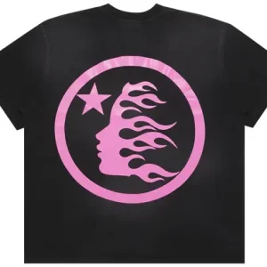 Hellstar Classic T-Shirt (Gel Print) Black Pink