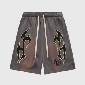 Hellstar Studios Records Shorts Brown