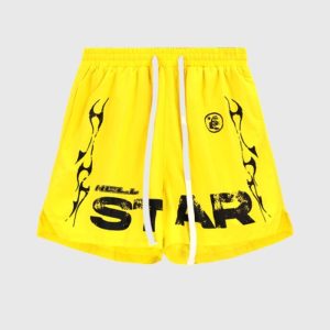 Hellstar Studios Records Star Shorts Yellow