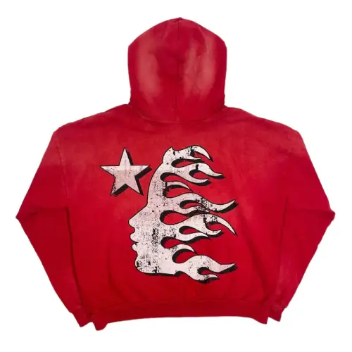 Red-Hellstar-Studios-Records-Hooded-Sweatshirt-Back